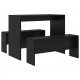 Sonata H Трапезен комплект 2 pcs Черен дъб 97 x 47 x 75 см