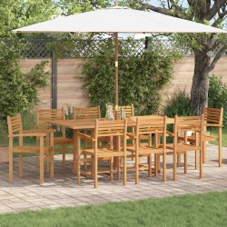 Sonata H Струпваеми градински столове 8 pcs Кафяво 55.5 x 55.5 x 90 см - Scaune de grădină