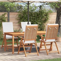 Sonata H Градински стол с възглавница 4 pcs Кафяво 57 x 71.5 x 104см - Scaune de grădină