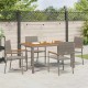 Sonata H Струпваеми градински столове 4 pcs Сив и кафяв