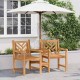Sonata H Outdoor столчета Кафяво 152 x 63 x 89 см Тиково дърво масив