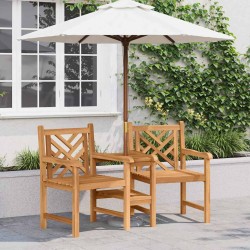 Sonata H Outdoor столчета Кафяво 152 x 63 x 89 см Тиково дърво масив - Scaune de grădină