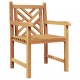 Sonata H Градински столове 2 pcs Кафяво 58 x 60 x 90 см
