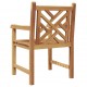 Sonata H Градински столове 2 pcs Кафяво 58 x 60 x 90 см