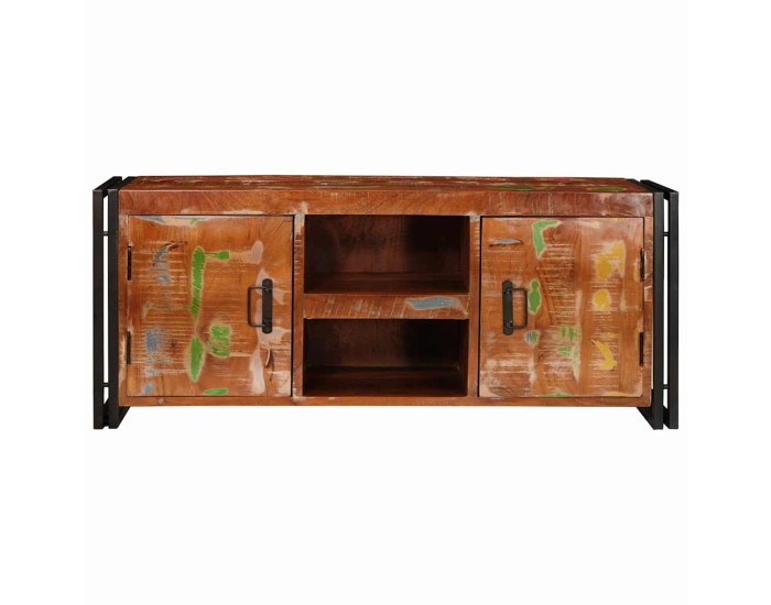 Sonata Cabinet TV Multicolour 120 x 33 x 50 cm Lemn masiv reciclat