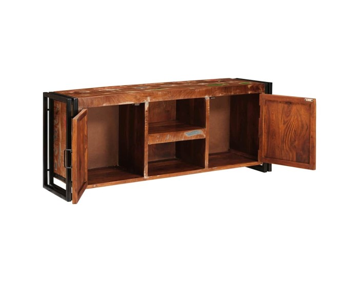 Sonata Cabinet TV Multicolour 120 x 33 x 50 cm Lemn masiv reciclat