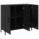 Sonata H Служебен шкаф Черно 90 x 34 x 80 см Инженерно дърво
