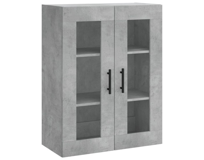Sonata Dulap înalt, gri beton, 69,5x34x180, lemn compozit
