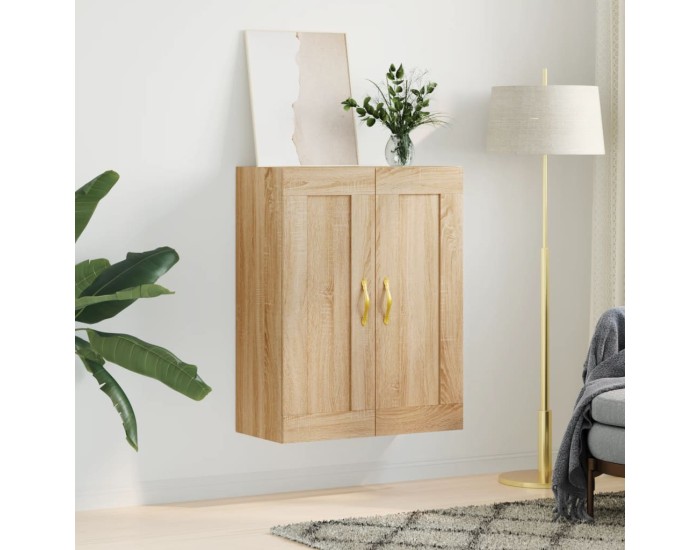 Sonata Dulap TV pe perete stejar sonoma, 69,5x34x90 cm, lemn prelucrat