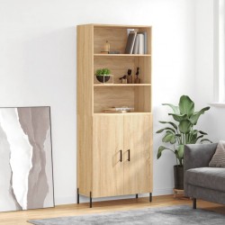Sonata H Висок шкаф, дъб сонома, 69,5x34x180 см, инженерно дърво - Corpuri, vitrine, biblioteci modulare