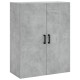 Sonata Dulap înalt, gri beton, 69,5x34x180, lemn compozit