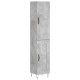 Sonata Dulap înalt, gri beton, 34,5x34x180 cm, lemn prelucrat