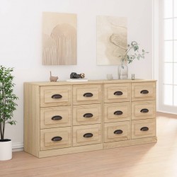 Sonata H Сайдборди, 2 бр, сонома дъб,инженерно дърво - Corpuri, vitrine, biblioteci modulare