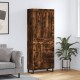 Sonata H Висок шкаф, опушен дъб, 69,5x34x180 см, инженерно дърво