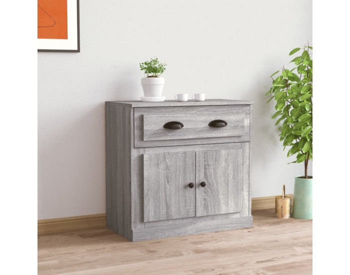 Sonata H Сайдборд, сив сонома, 70x35,5x67,5 см, инженерно дърво