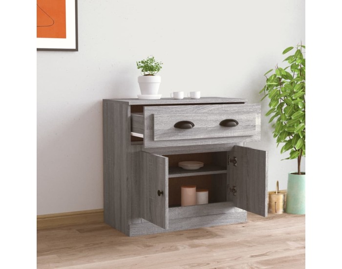 Sonata Servantă, gri sonoma, 70x35,5x67,5 cm, lemn prelucrat