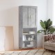 Sonata Dulap înalt, gri beton, 69,5x34x180, lemn compozit