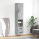 Sonata Dulap înalt, gri beton, 34,5x34x180 cm, lemn prelucrat