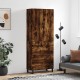 Sonata H Висок шкаф, опушен дъб, 69,5x34x180 см, инженерно дърво