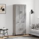 Sonata Dulap înalt, gri sonoma, 69,5x34x180 cm, lemn compozit