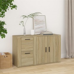 Sonata H Сайдборд, дъб сонома, 100x33x59,5 см, инженерно дърво - Corpuri, vitrine, biblioteci modulare