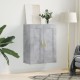 Sonata Dulap pe perete, gri beton, 69,5x34x90 cm, lemn prelucrat