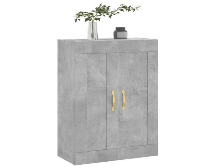 Sonata Dulap pe perete, gri beton, 69,5x34x90 cm, lemn prelucrat
