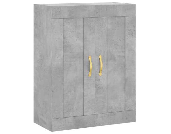 Sonata Dulap pe perete, gri beton, 69,5x34x90 cm, lemn prelucrat
