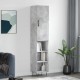 Sonata H Висок шкаф, бетонно сив, 34,5x34x180 см, инженерно дърво