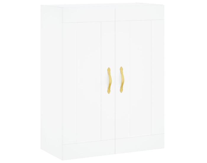 Sonata Dulap înalt, alb, 69,5x34x180 cm, lemn compozit