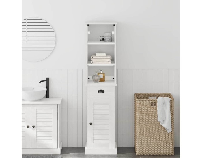 Sonata Set de mobilier pentru baie VIGO 2 buc. Alb și Alb Antic