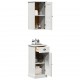 Sonata H Комплект мебели за баня VIGO 2 pcs Кафяв и бял 37 x 34 x 80 см