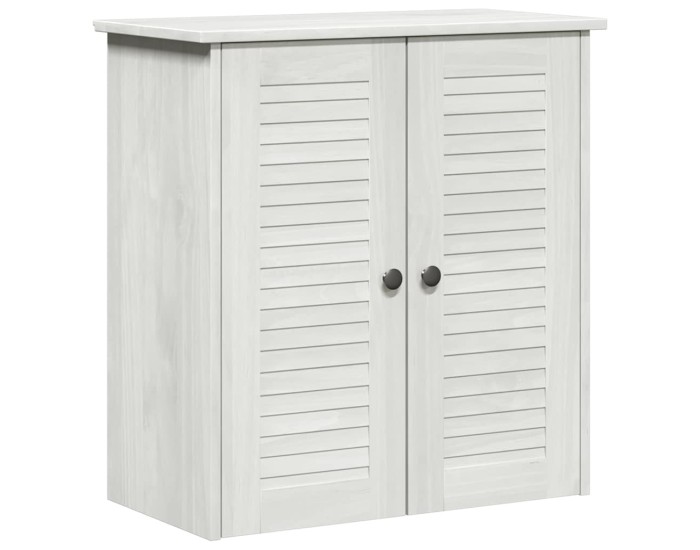 Sonata Set de mobilier pentru baie 2 buc. Alb și Alb Antic