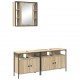 Sonata H Комплект шкафове за баня 3 pcs дъб сонома 80 x 30 x 60 cm