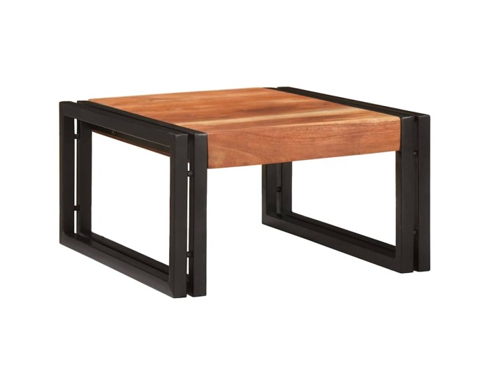 Sonata Raft pentru baie Maro 40 x 50 x 23 cm Lemn Solid de Acacia