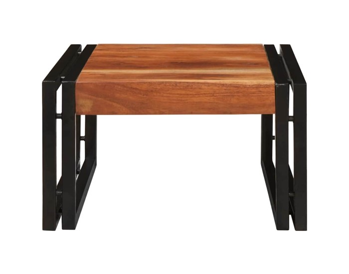 Sonata Raft pentru baie Maro 40 x 50 x 23 cm Lemn Solid de Acacia