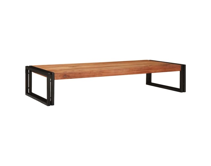 Sonata Raft pentru baie Maro 120 x 50 x 23 cm Lemn Solid de Acacia
