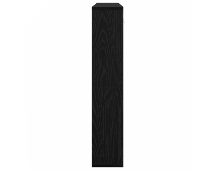 Sonata H Шкаф с огледало Черен дъб 91 x 15 x 76.5 см Инженерно дърво