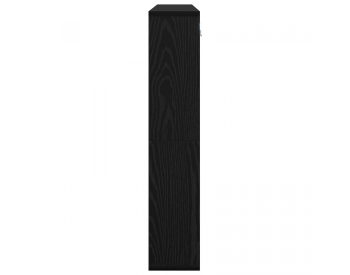 Sonata Dulap cu oglindă Stejar Negru 91 x 15 x 76,5 cm Lemn prelucrat