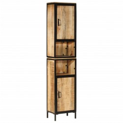 Sonata H Шкаф за баня 40x27x180 см масивно мангово дърво - Dulapuri de baie