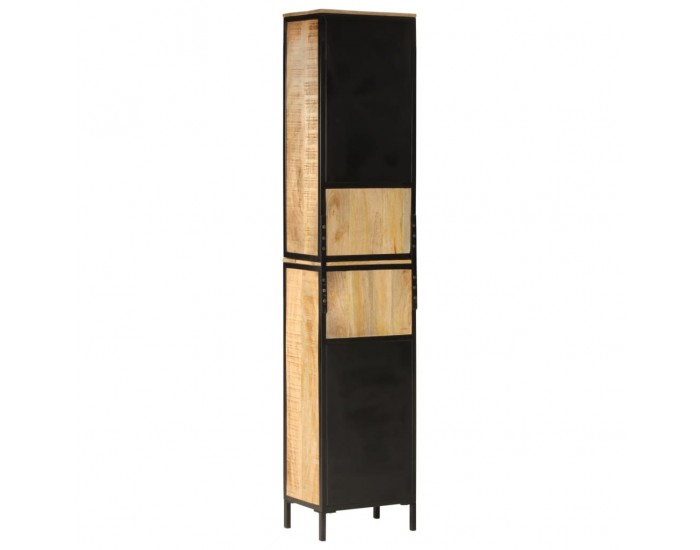 Sonata H Шкаф за баня 40x27x180 см масивно мангово дърво