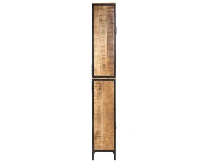 Sonata H Шкаф за баня 40x27x180 см масивно мангово дърво