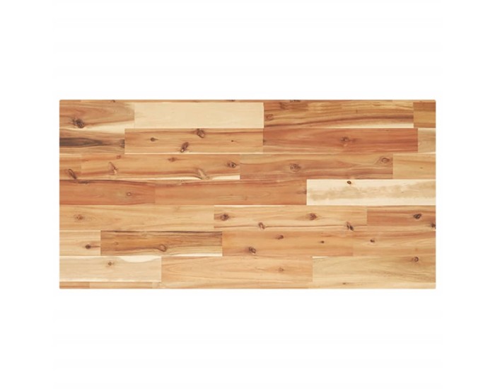 Sonata Blat de baie finisaj cu ulei, 120x40x2 cm, lemn masiv de acacia