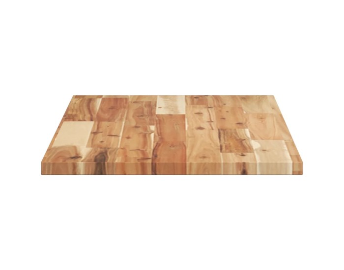 Sonata Blat de baie finisaj cu ulei, 120x40x2 cm, lemn masiv de acacia