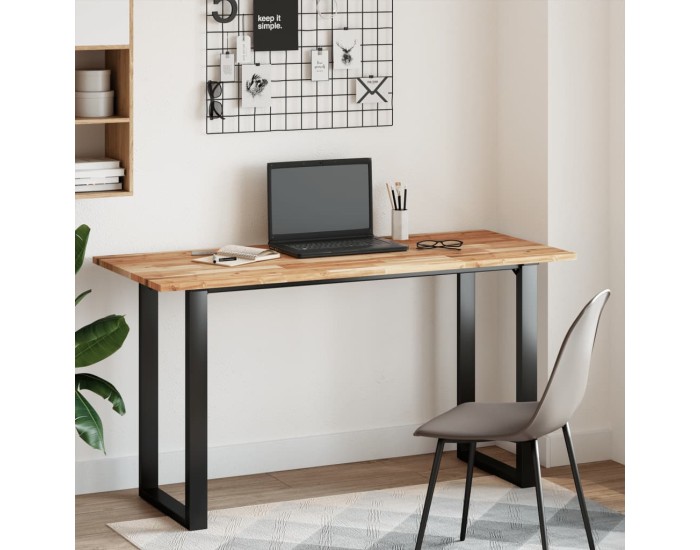 Sonata Blat de baie finisaj cu ulei, 120x60x2 cm, lemn masiv de acacia