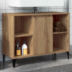 Sonata H Шкаф за мивка Artisan Oak 80x33x60 cm Инженерна дървесина - Dulapuri de baie
