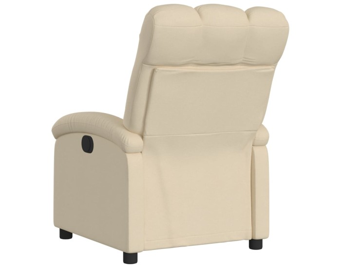 Sonata Fotoliu rabatabil, material textil crem