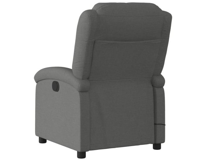Sonata Fotoliu reclinabil cu masaj, gri închis, material textil