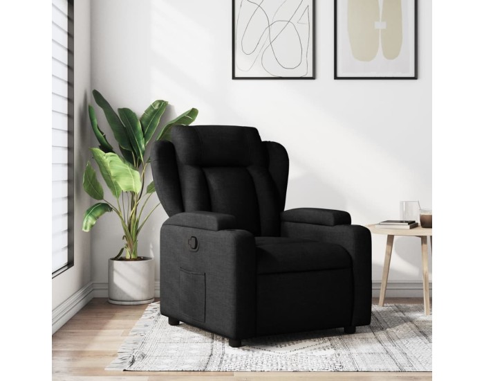 Sonata Fotoliu rabatabil din material textil negru