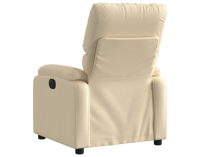 Sonata Fotoliu rabatabil, material textil crem